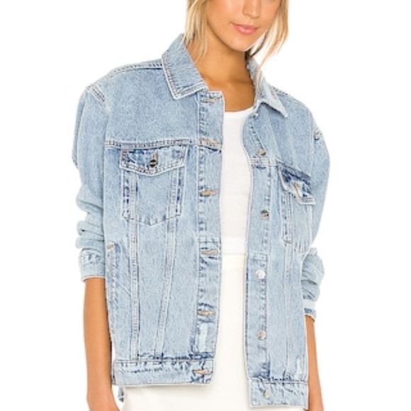 Anine Bing Jackets & Blazers - ANINE BING Rory Denim Jacket in Vintage Blue